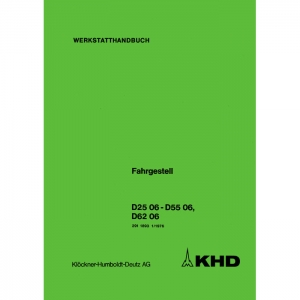 Deutz Werkstatthandbuch D2506 D5506 D6206