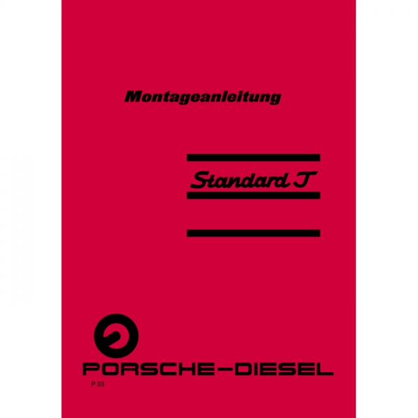 Porsche-Diesel Traktor Montageanleitung Standard-J